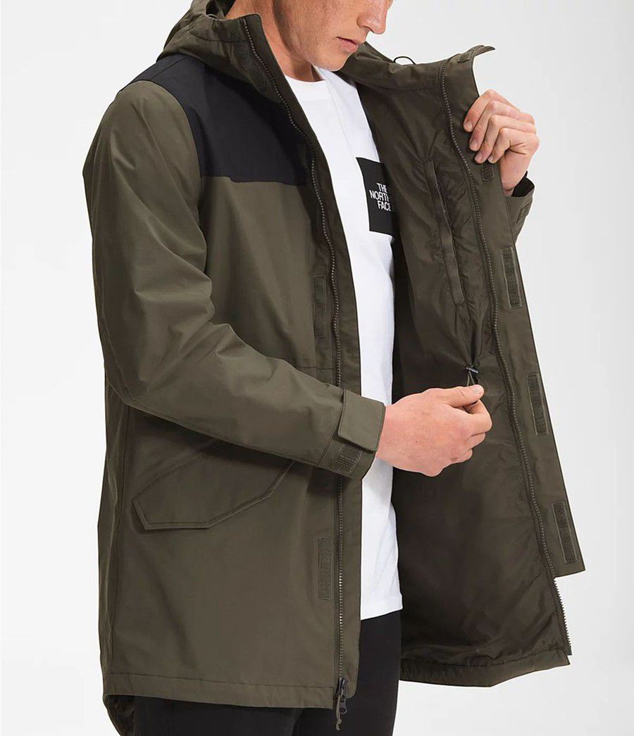 Pánské Parkas The North Face City Breeze Rain Černé | CHLZGAJ-81