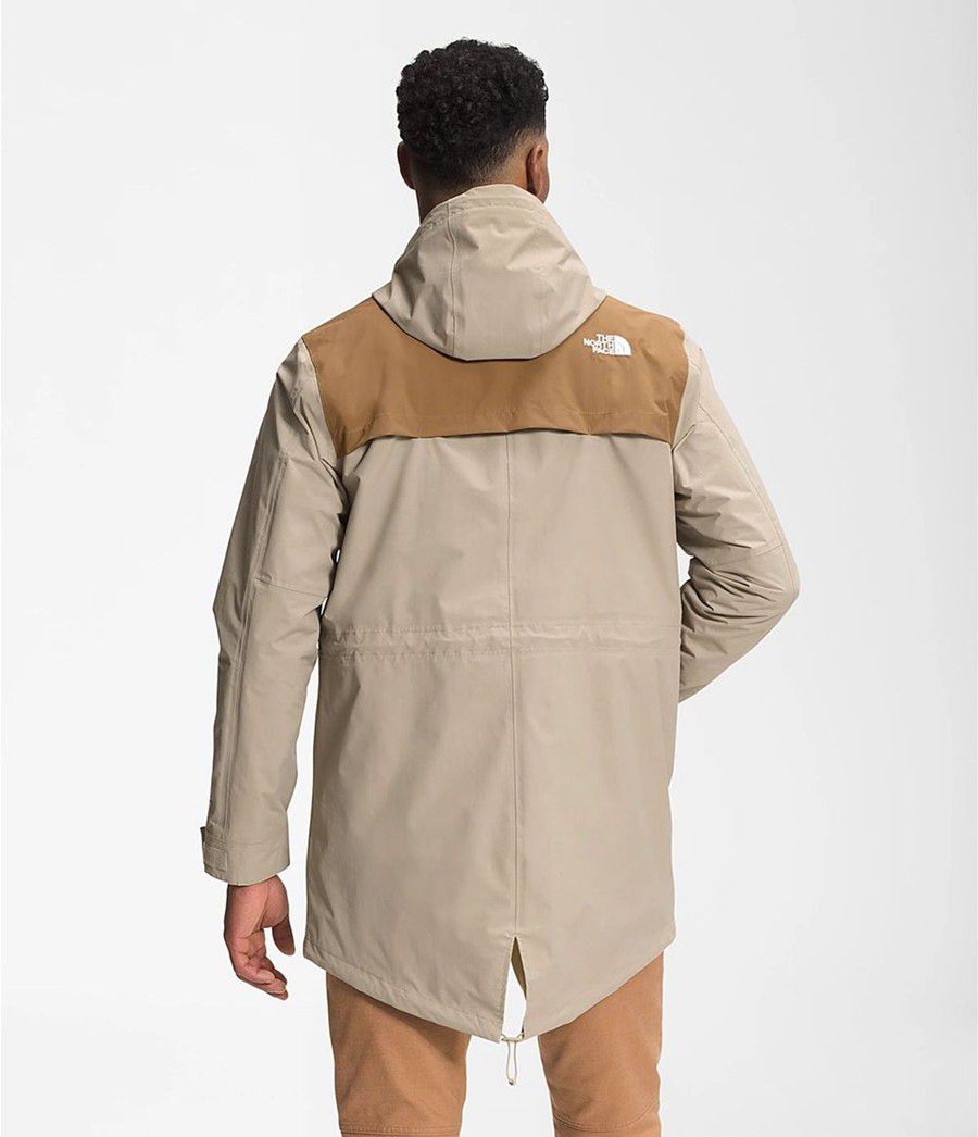 Pánské Parkas The North Face City Breeze Rain Hnědé | EDGVFNU-34