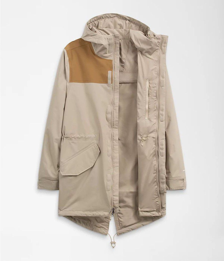 Pánské Parkas The North Face City Breeze Rain Hnědé | EDGVFNU-34