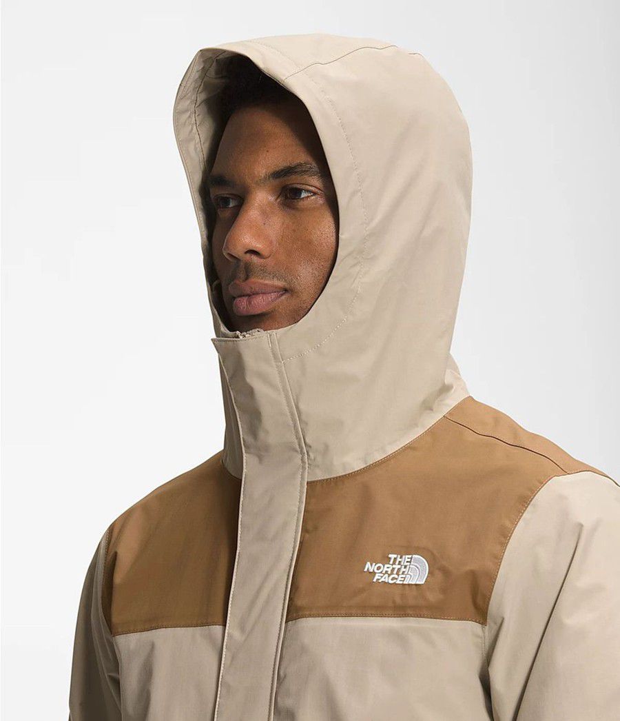 Pánské Parkas The North Face City Breeze Rain Hnědé | EDGVFNU-34