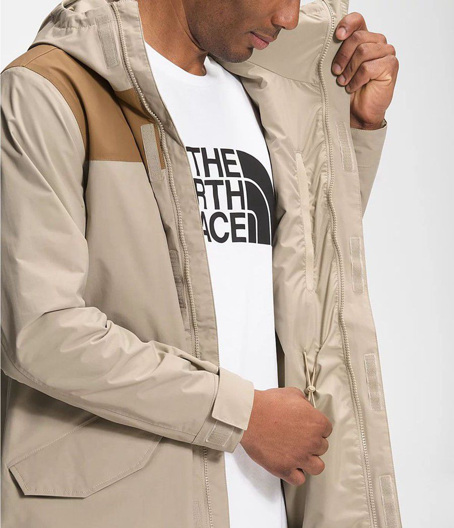 Pánské Parkas The North Face City Breeze Rain Hnědé | EDGVFNU-34