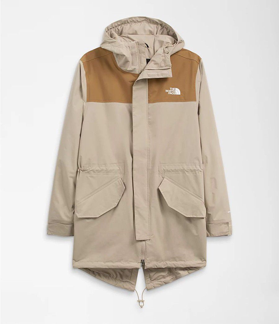 Pánské Parkas The North Face City Breeze Rain Hnědé | EDGVFNU-34