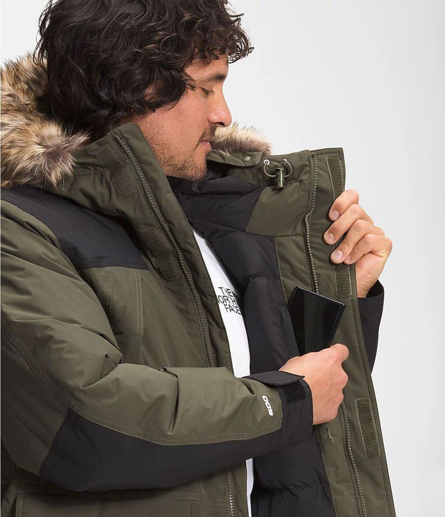 Pánské Parkas The North Face Mcmurdo Olivy Zelené | YFQSCZK-94