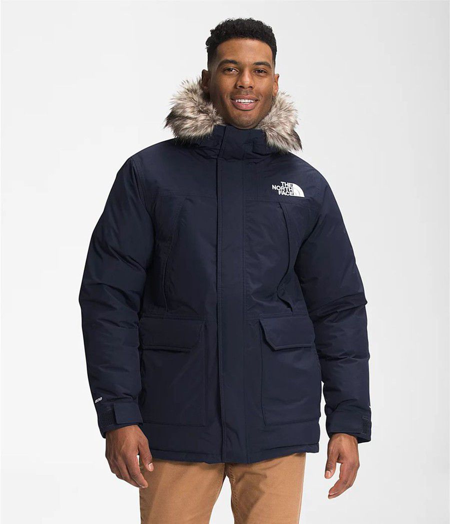 Pánské Parkas The North Face Mcmurdo Tmavě Blankyt | HXYUZVN-87