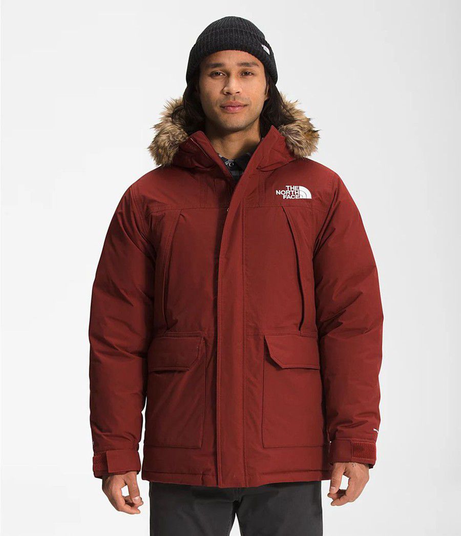 Pánské Parkas The North Face Mcmurdo Červené | JHUMSDO-96