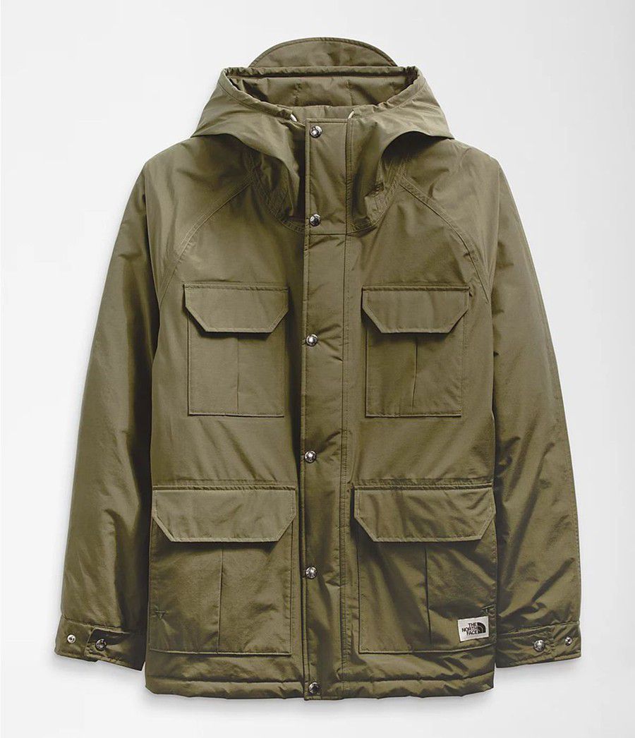 Pánské Parkas The North Face Thermoball Dryvent Mountain Olivy Zelené | BJTQCNY-40