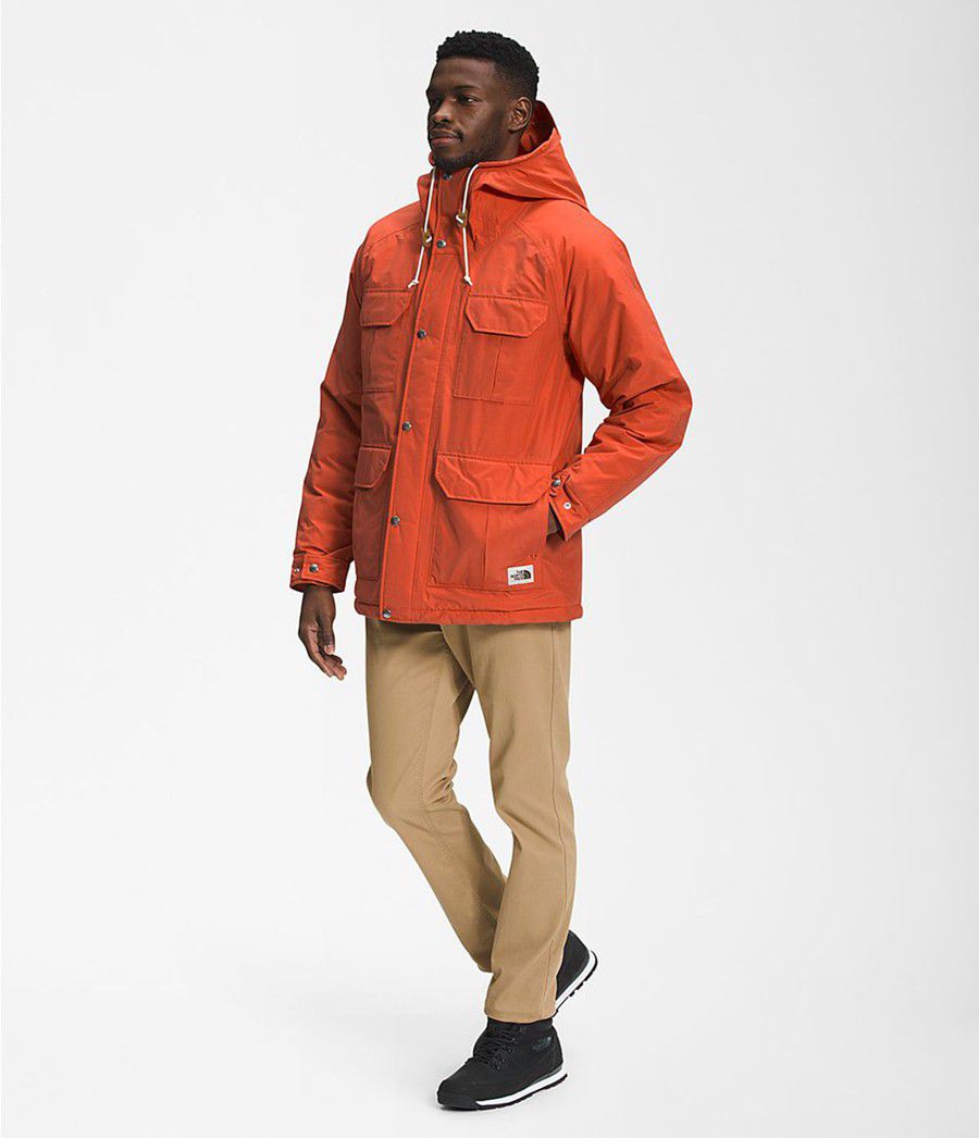 Pánské Parkas The North Face Thermoball Dryvent Mountain Oranžové | EQINBMH-60