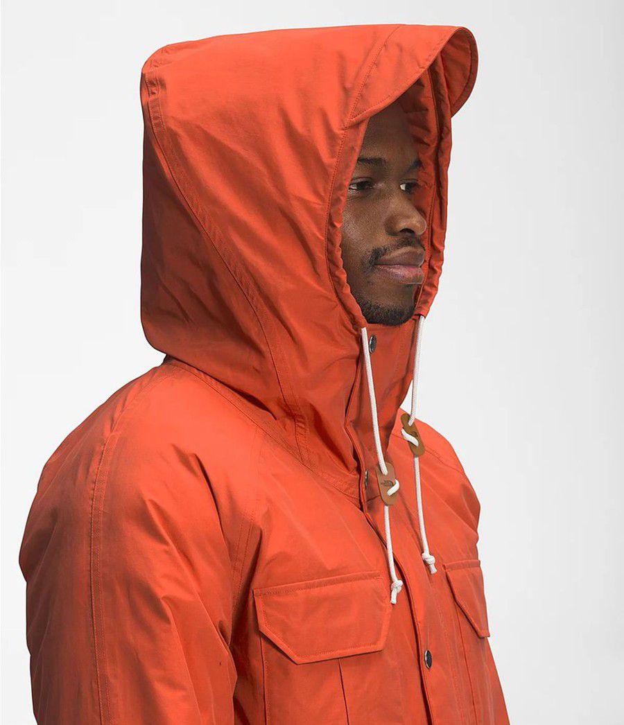 Pánské Parkas The North Face Thermoball Dryvent Mountain Oranžové | EQINBMH-60