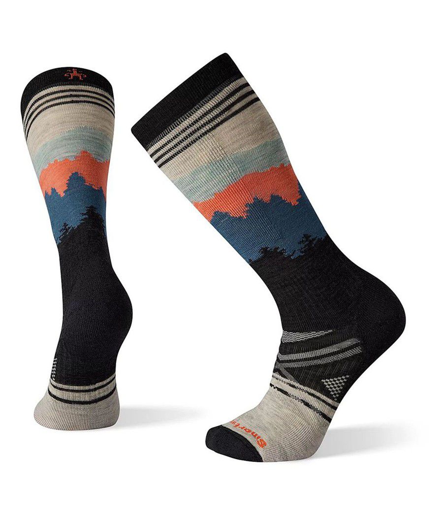 Pánské Ponožky The North Face Performance Ski Full Cushion Alpenglow Pattern Šedé | CGYSLPW-93