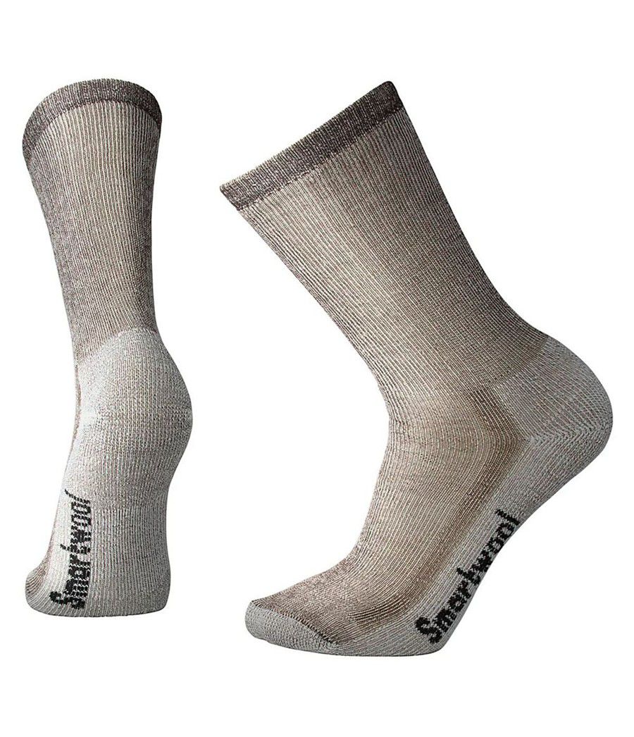 Pánské Ponožky The North Face Smartwool Hike Medium Crew Tmavě Hnědé | QGEYVHB-18