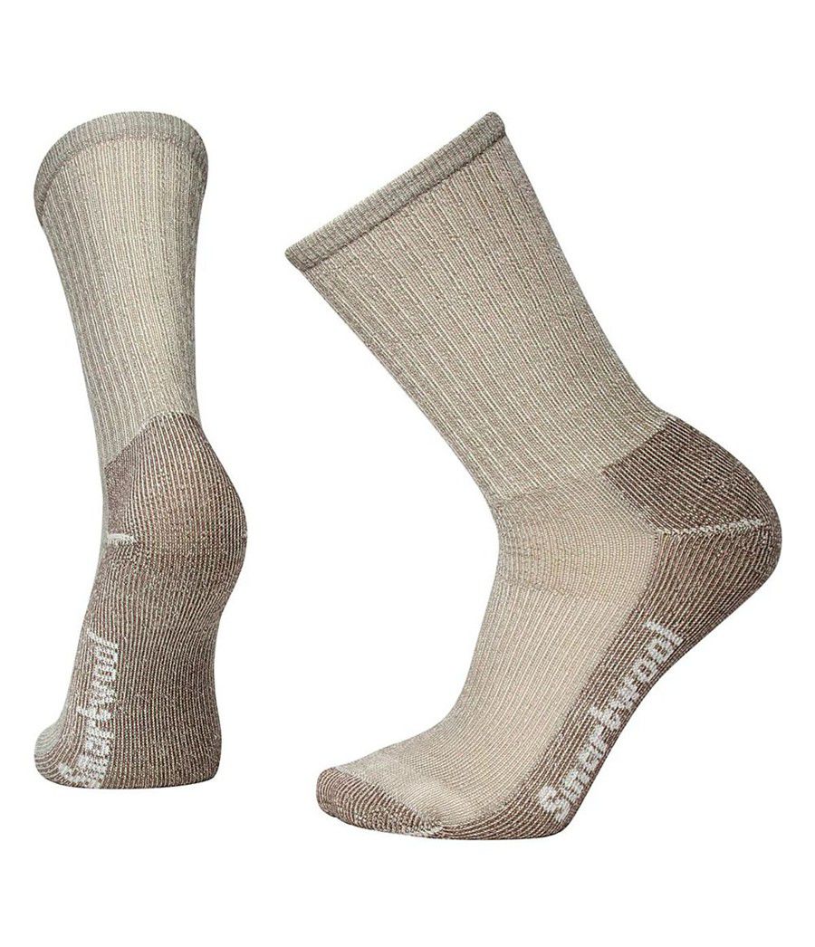 Pánské Ponožky The North Face Smartwool Hike Light Crew Taupe | IZFSRLU-51