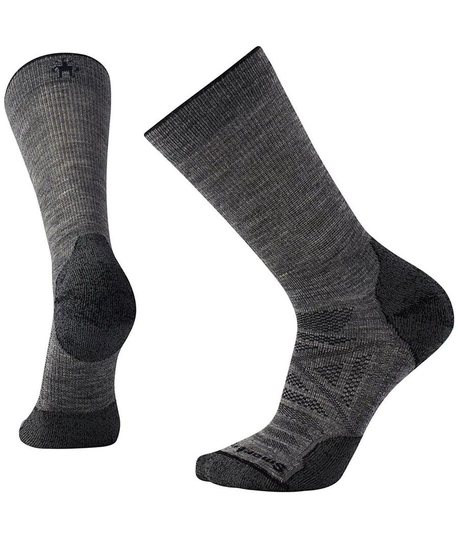 Pánské Ponožky The North Face Smartwool Phd Outdoor Light Crew Šedé | TVHXCWY-20