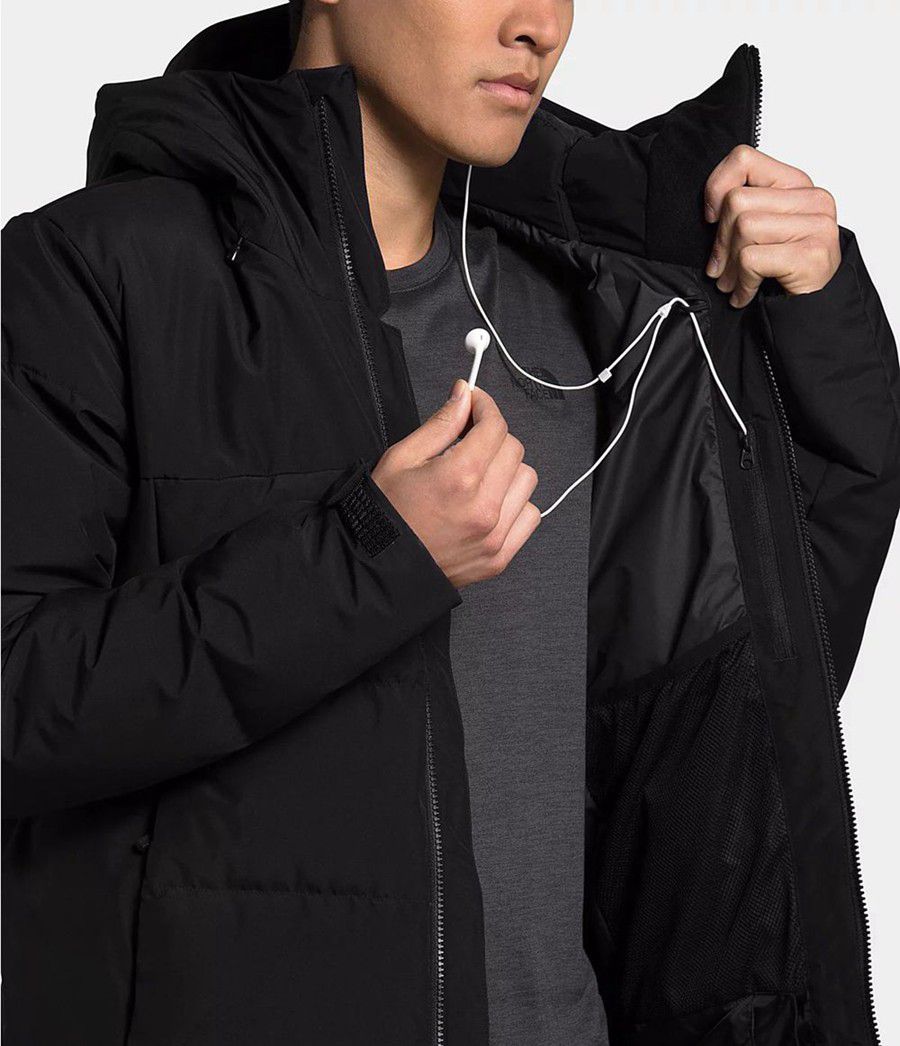 Pánské Péřové Bundy The North Face Corefire Černé | CLNAJWE-03