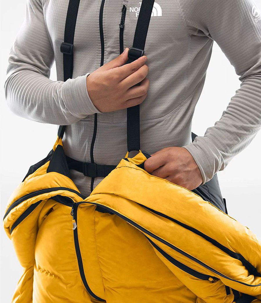 Pánské Péřové Bundy The North Face Himalayan Suit Zlaté Černé | XTKVZRW-27