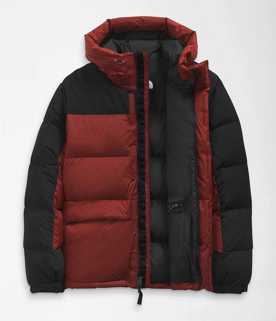 Pánské Péřové Bundy The North Face Hmlyn Červené | PUNCLMJ-23