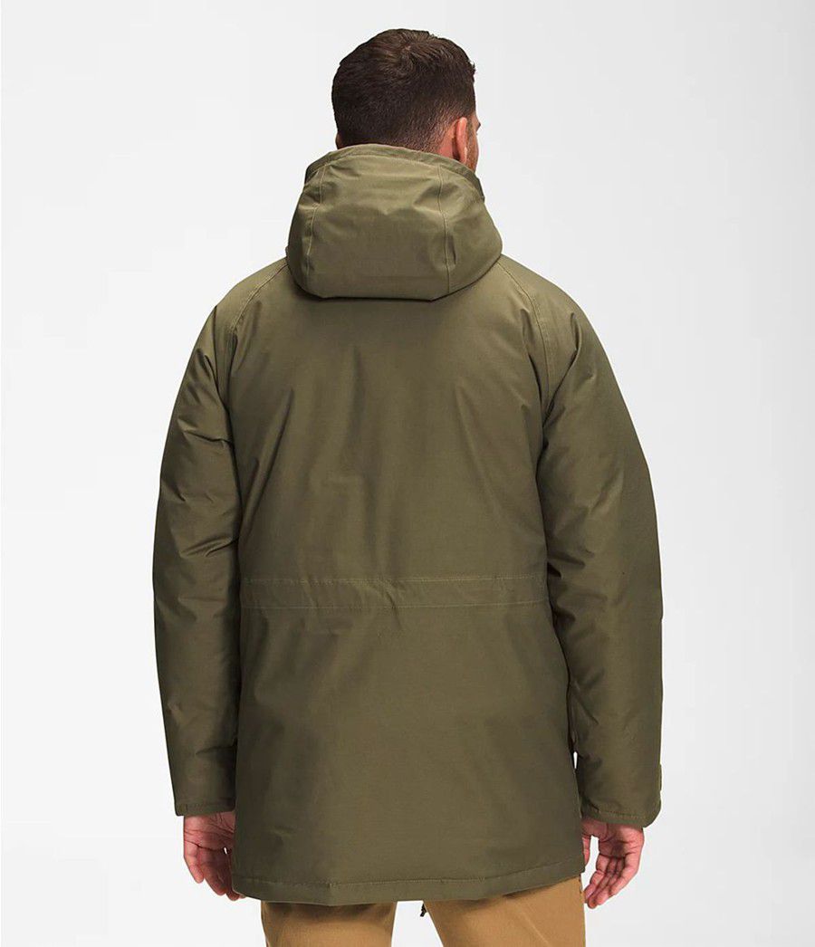 Pánské Péřové Bundy The North Face Snow Olivy Zelené | IERAULC-42