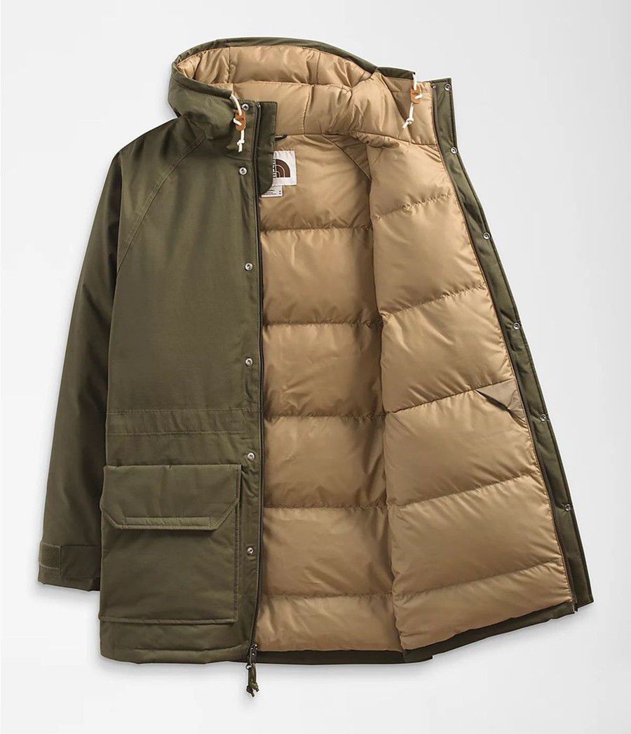 Pánské Péřové Bundy The North Face Snow Olivy Zelené | IERAULC-42