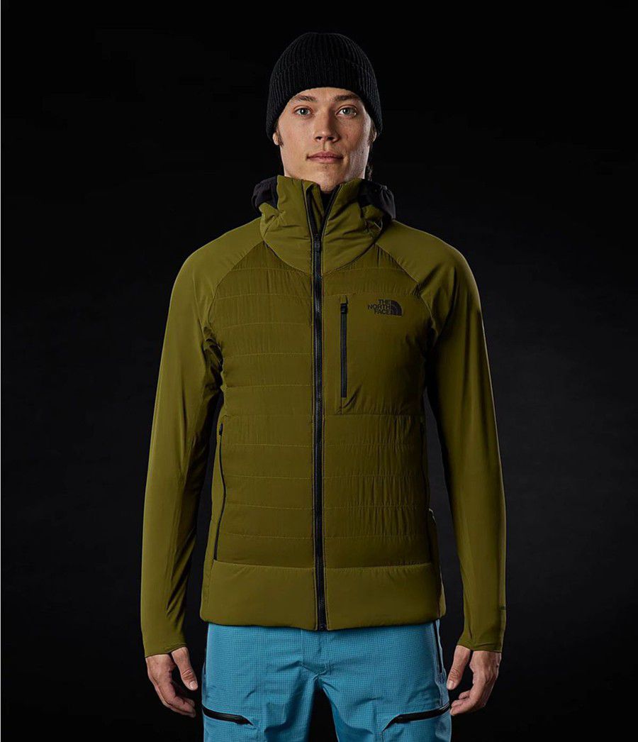 Pánské Péřové Bundy The North Face Steep 50/50 Olivy Zelené | AKSIGYD-34