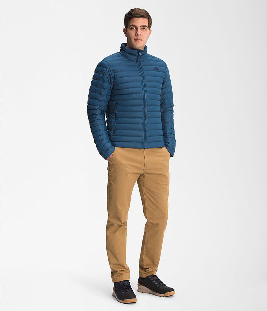 Pánské Péřové Bundy The North Face Stretch Blankyt | NMTOWDF-17