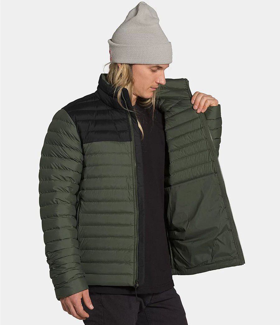 Pánské Péřové Bundy The North Face Stretch Černé | UGHPLEK-67