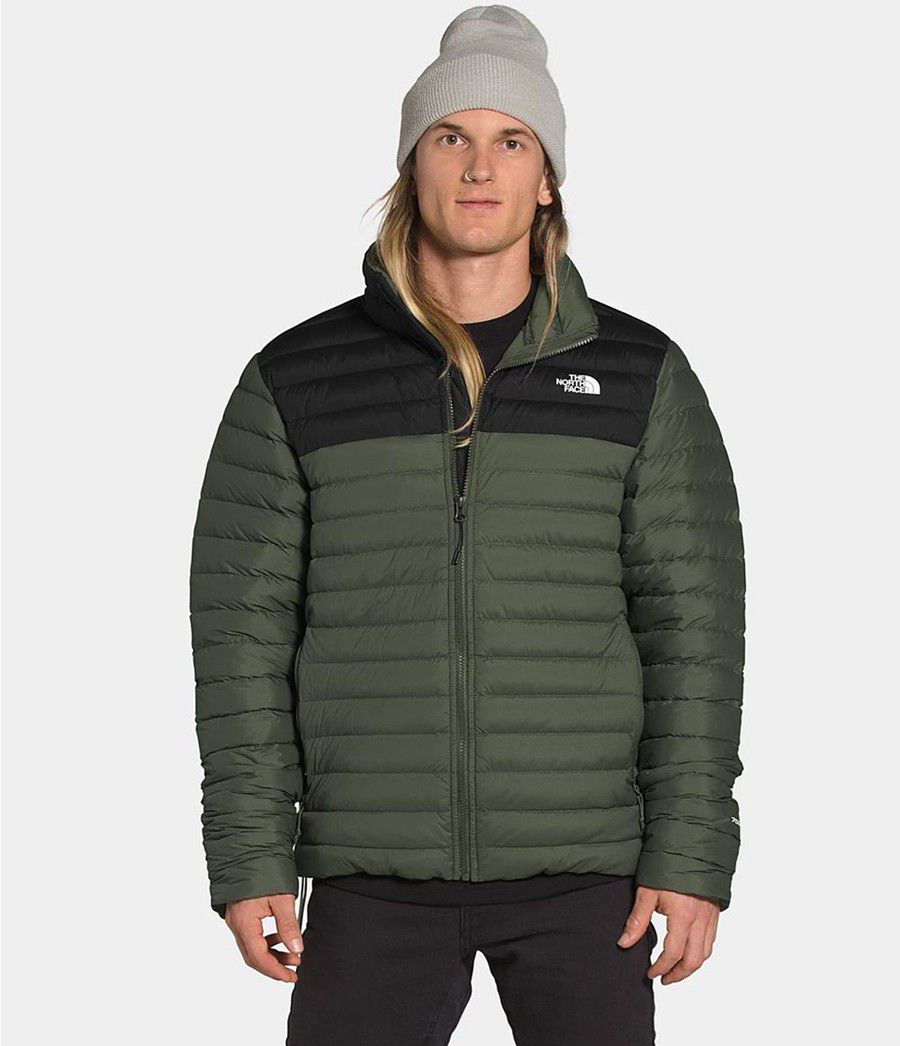 Pánské Péřové Bundy The North Face Stretch Černé | UGHPLEK-67