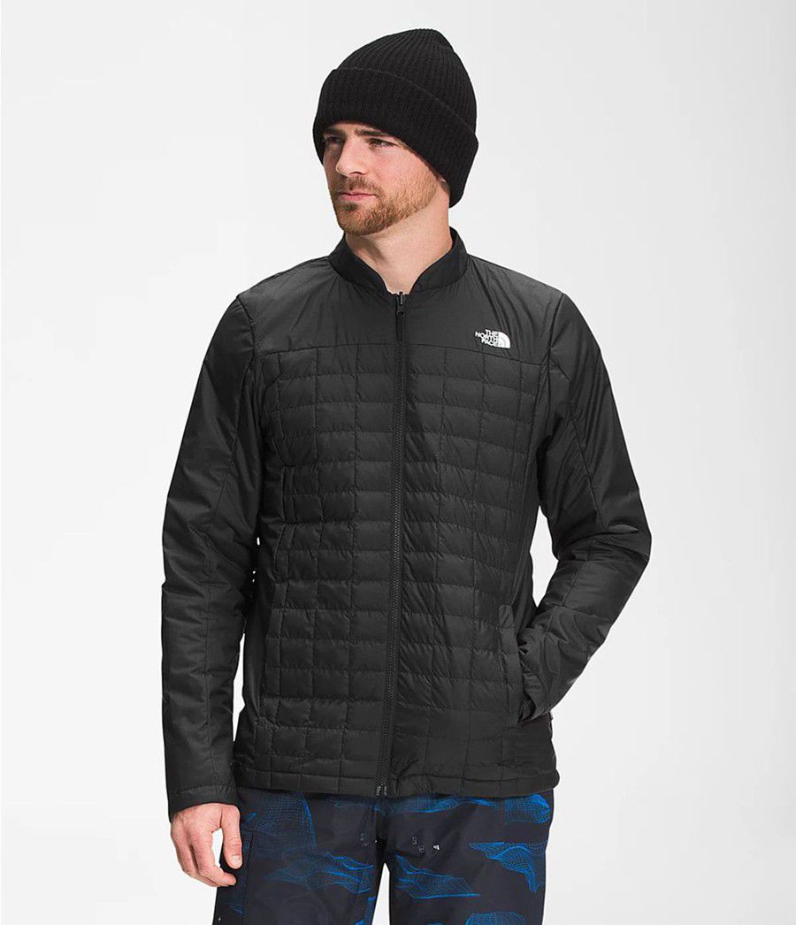Pánské Péřové Bundy The North Face Thermoball Eco Snow Triclimate® Tmavě Blankyt | MILWZEU-95