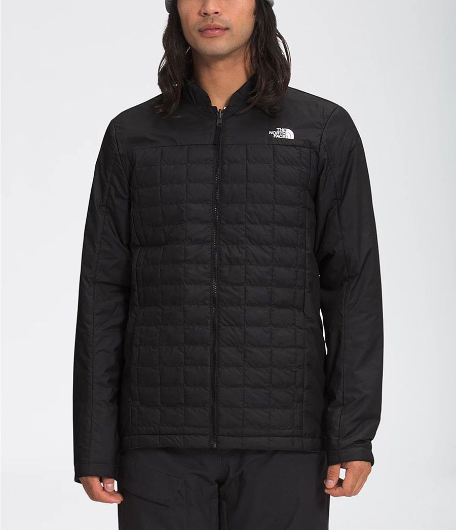 Pánské Péřové Bundy The North Face Thermoball Eco Snow Triclimate® Šedé | YFRGJCK-91