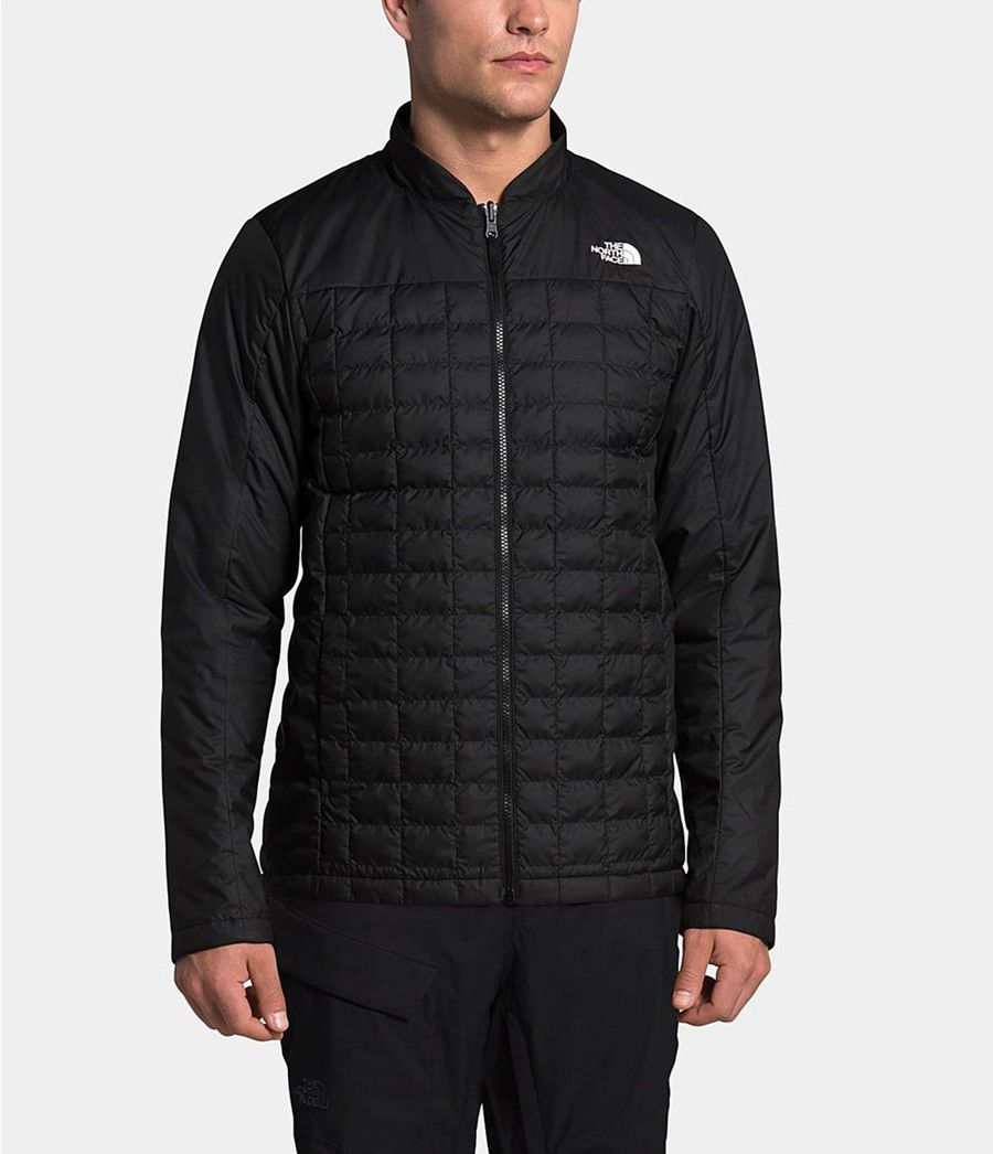 Pánské Péřové Bundy The North Face Thermoball Eco Snow Triclimate® Černé | GSEIJLO-53