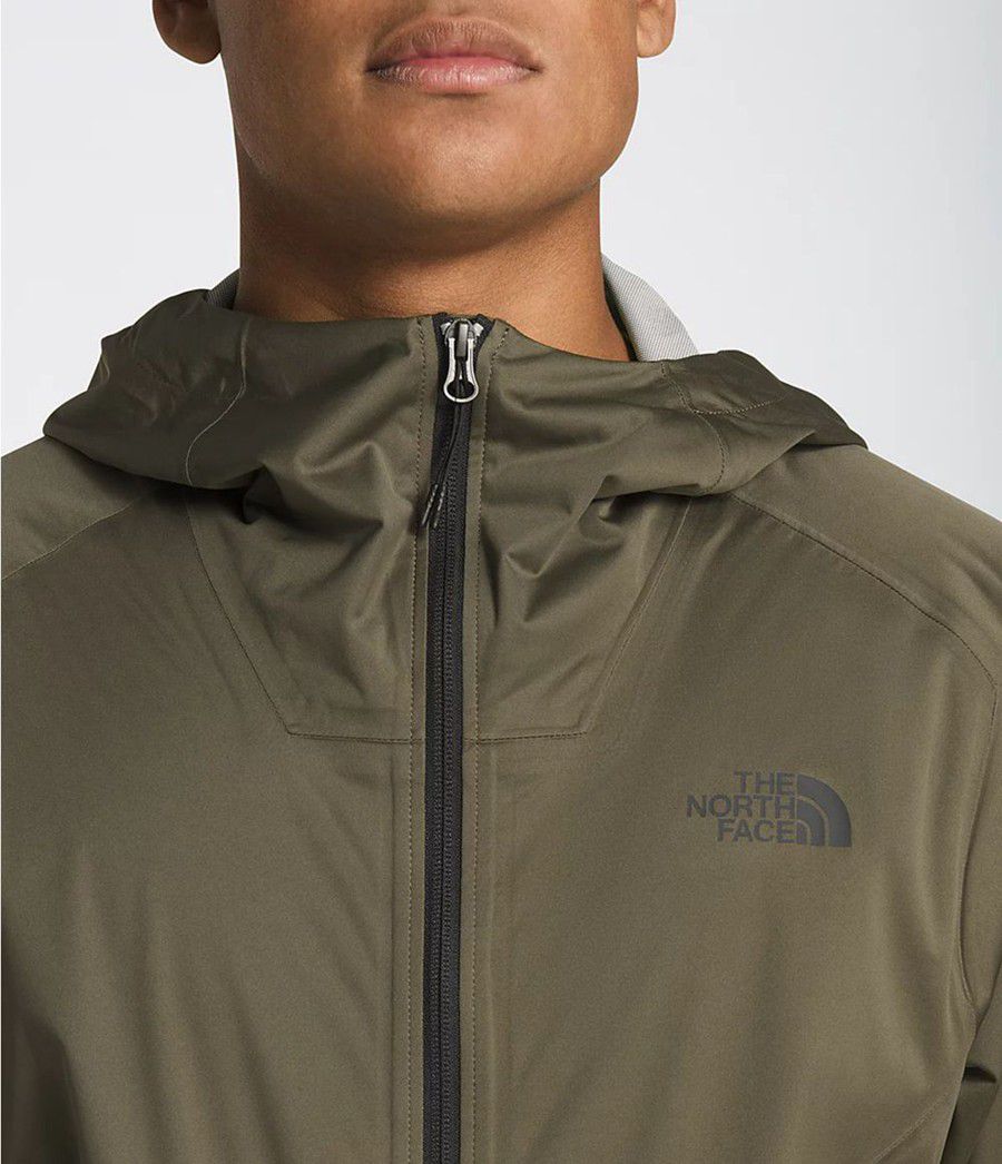 Pánské Rainwear The North Face Allproof Stretch Olivy Zelené | NVEYSUG-45