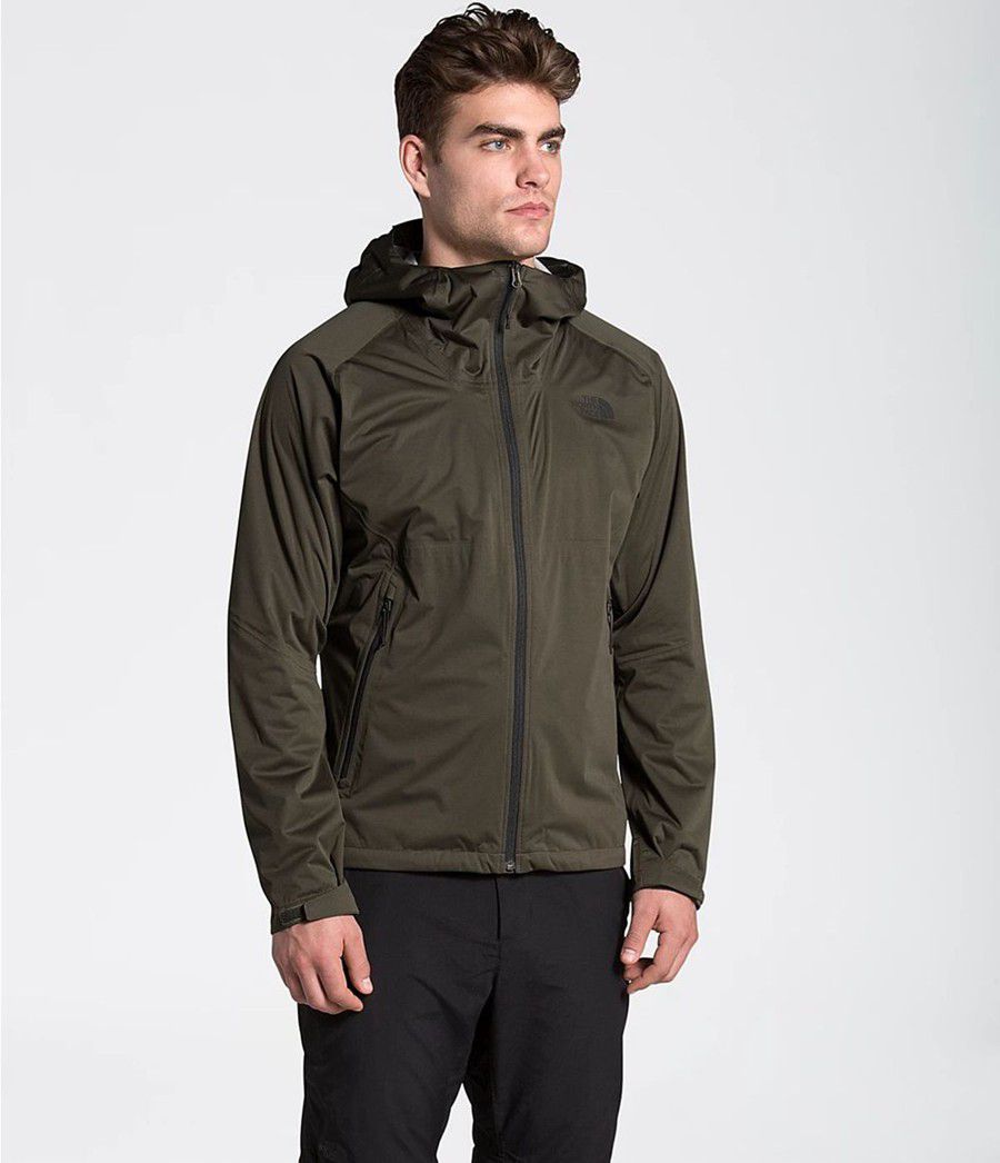 Pánské Rainwear The North Face Allproof Stretch Olivy Zelené | NVEYSUG-45