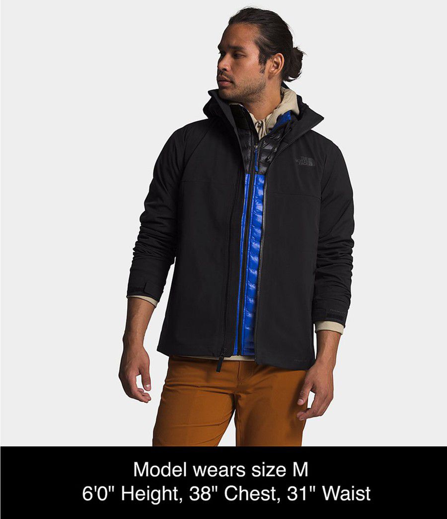 Pánské Rainwear The North Face Apex Flex Futurelight Černé | GKCEMPD-08