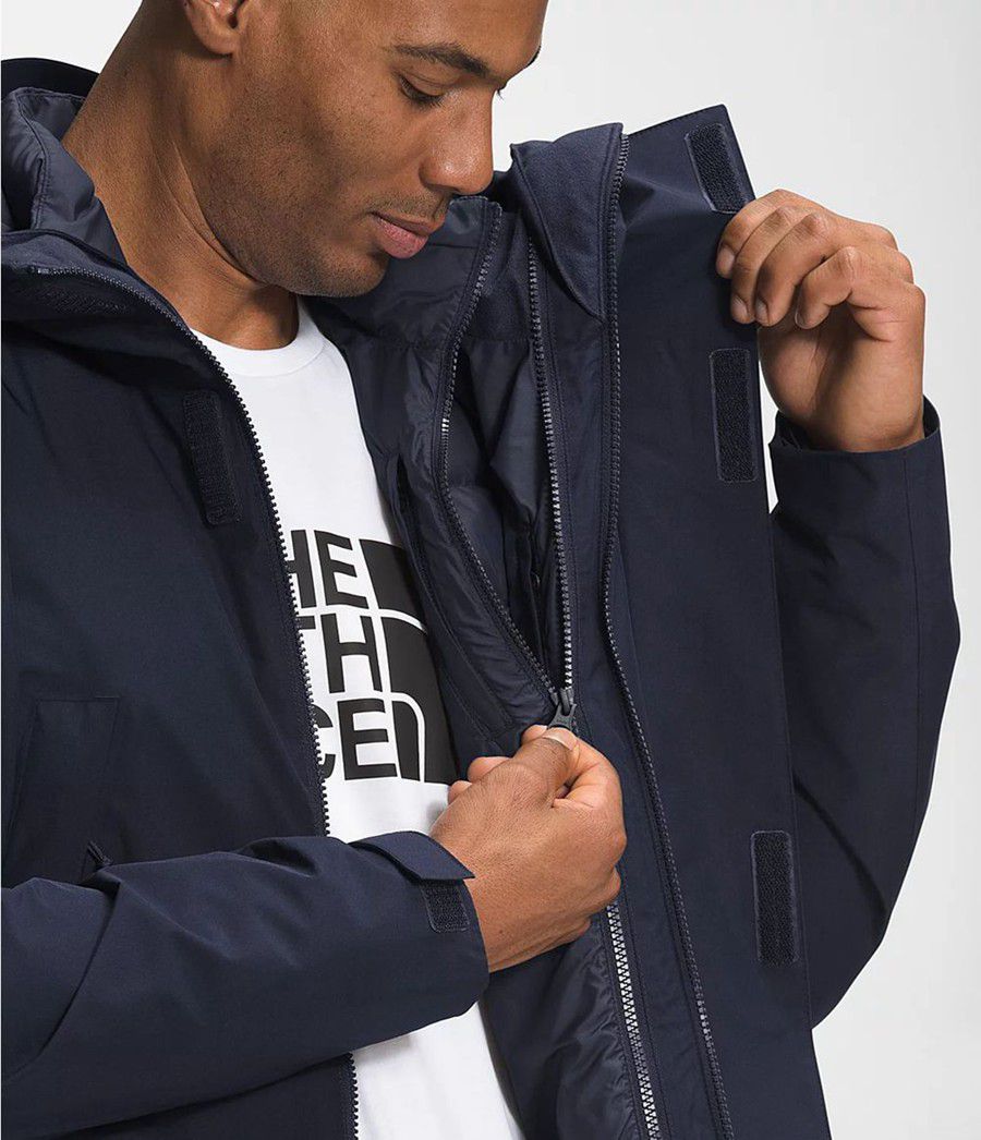 Pánské Rainwear The North Face Arctic Triclimate® Tmavě Blankyt | EPLRHWF-32