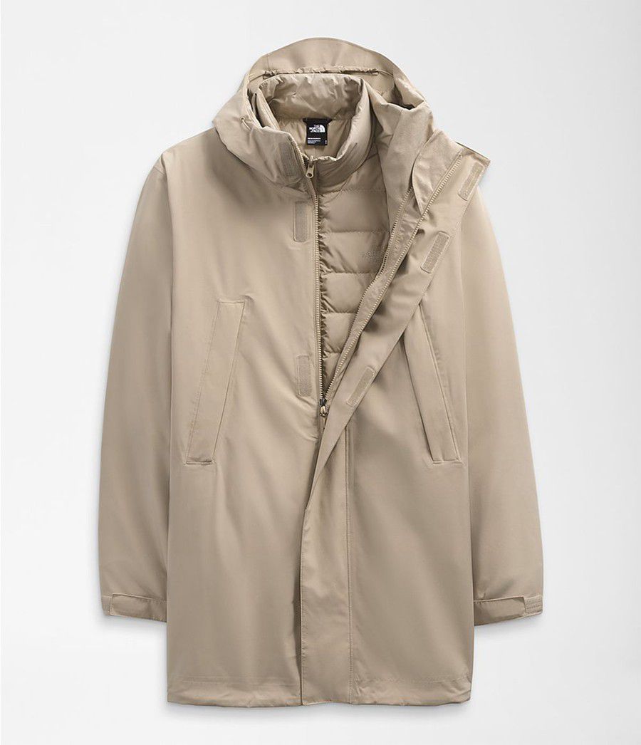 Pánské Rainwear The North Face Arctic Triclimate® Béžový | JMPTAFR-23