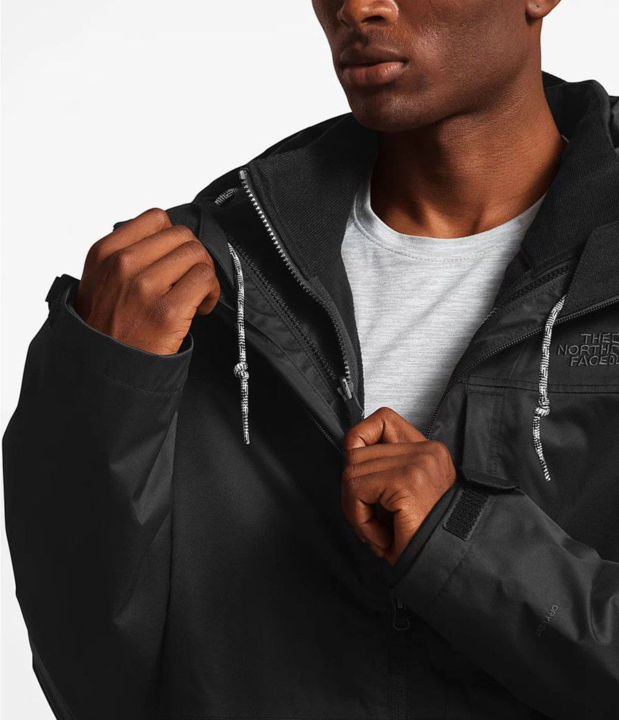 Pánské Rainwear The North Face Arrowood Triclimate®—Tall Černé | RBINWXJ-34