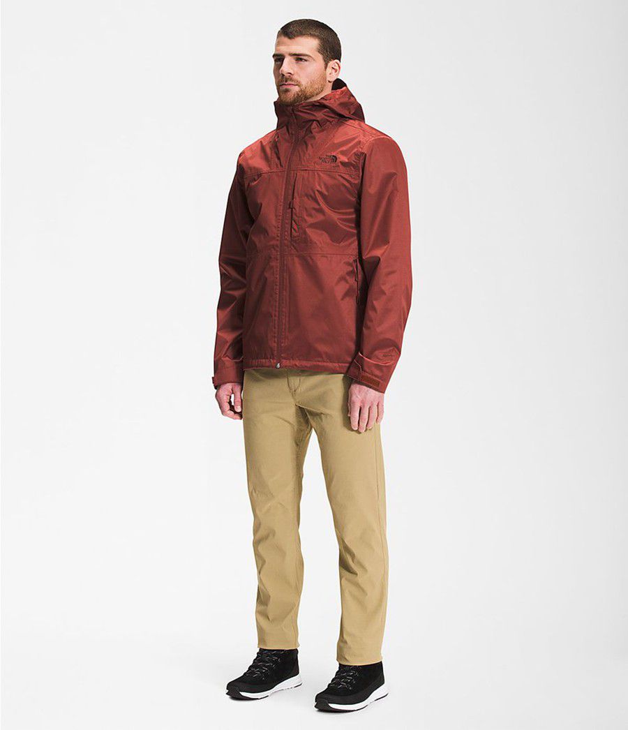 Pánské Rainwear The North Face Arrowood Triclimate® Červené | UMNEWCJ-90