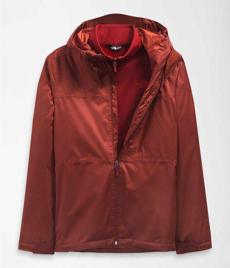 Pánské Rainwear The North Face Arrowood Triclimate® Červené | UMNEWCJ-90
