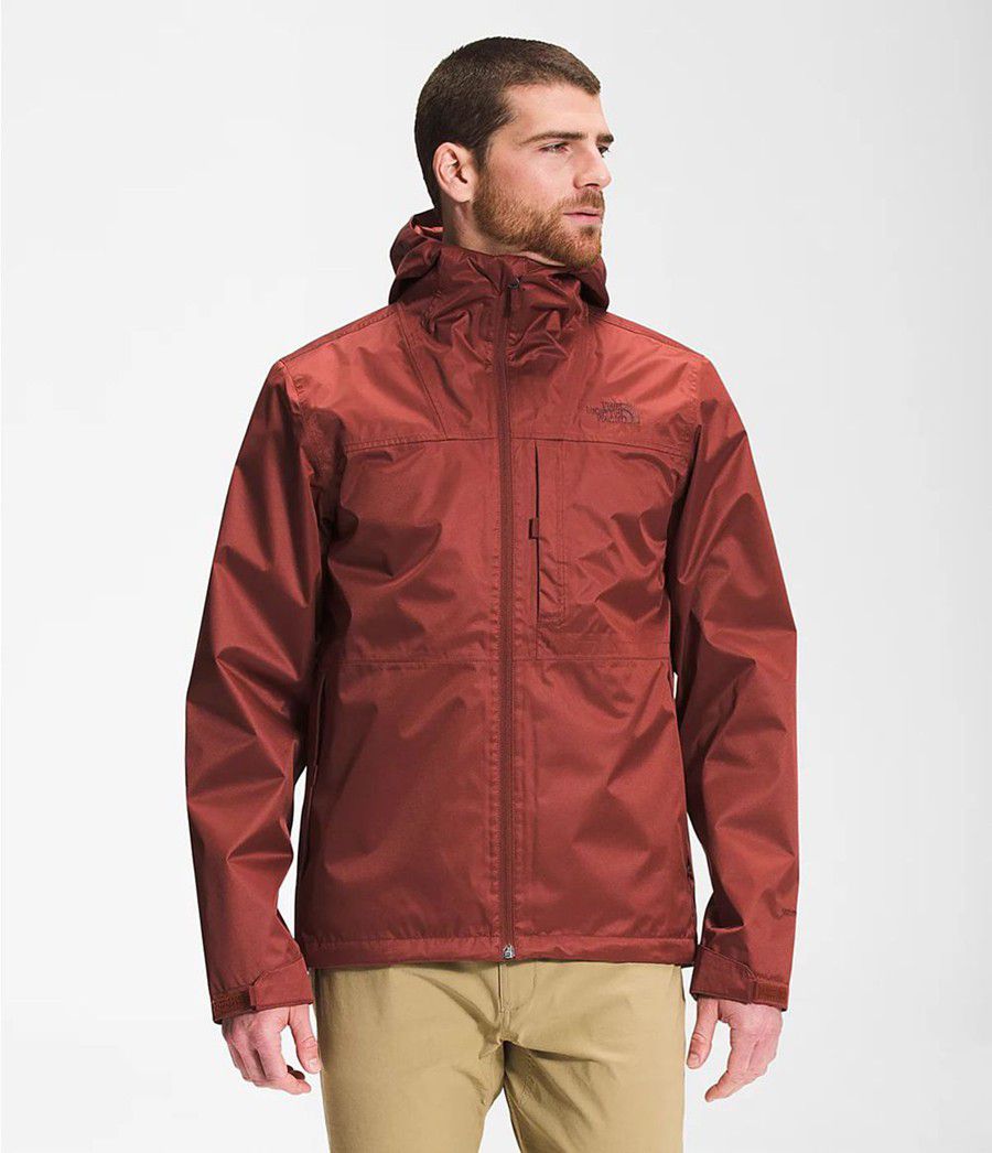 Pánské Rainwear The North Face Arrowood Triclimate® Červené | UMNEWCJ-90