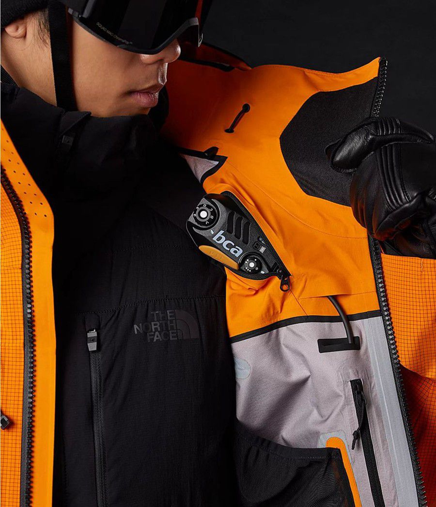 Pánské Rainwear The North Face Brigandine Futurelight Oranžové | BIZFKXE-47