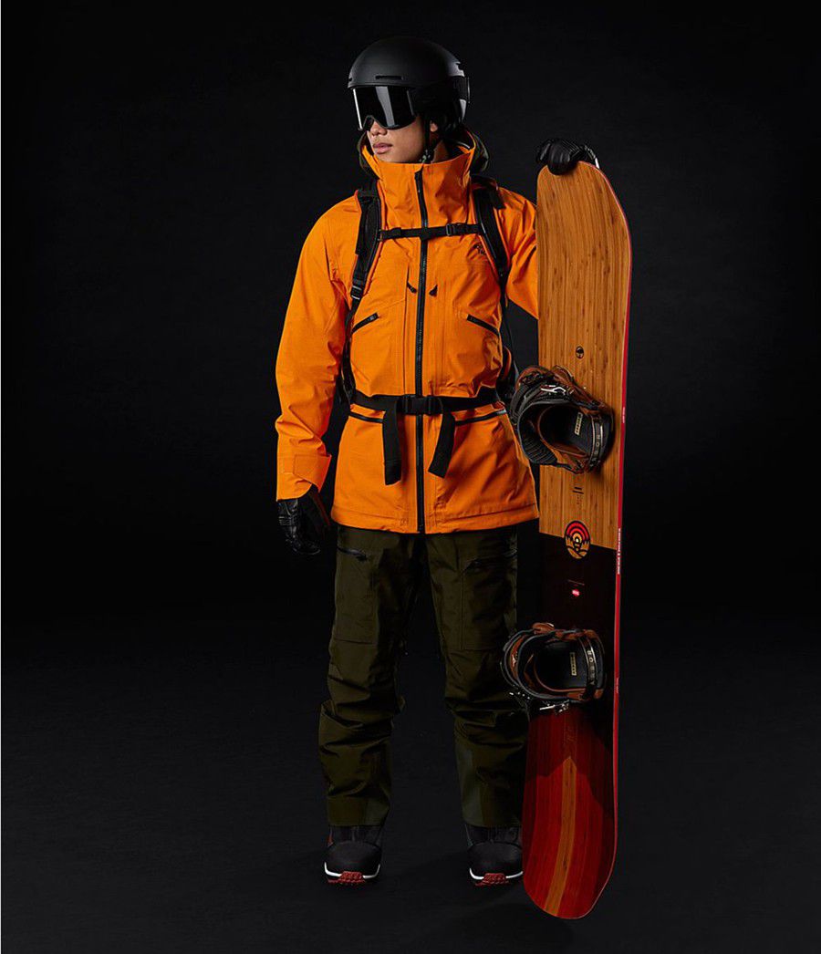 Pánské Rainwear The North Face Brigandine Futurelight Oranžové | BIZFKXE-47