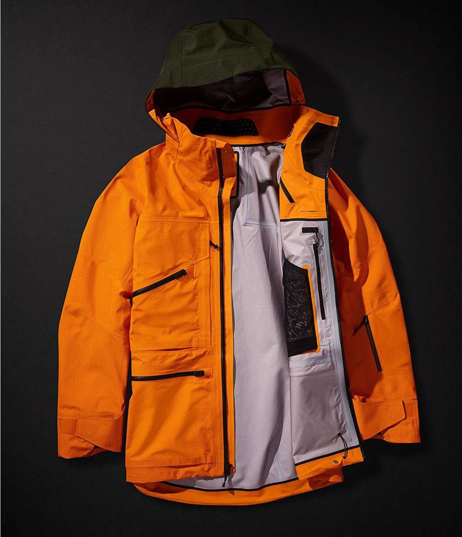 Pánské Rainwear The North Face Brigandine Futurelight Oranžové | BIZFKXE-47