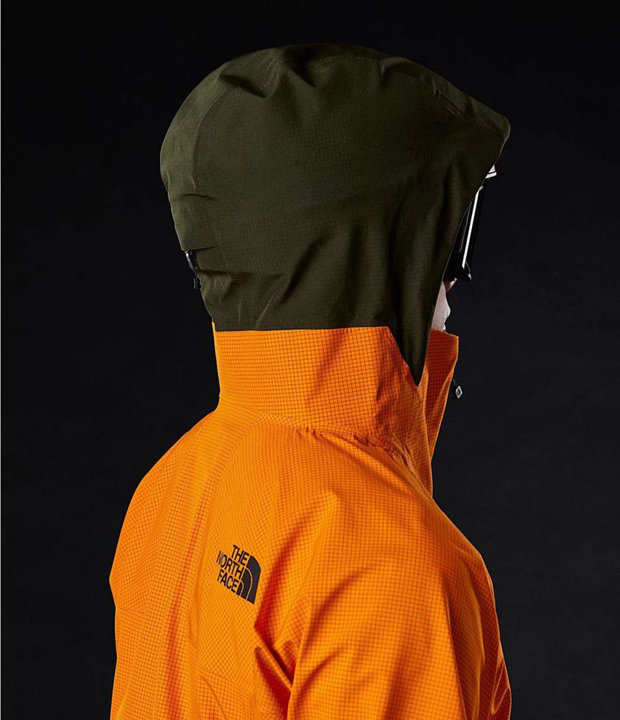 Pánské Rainwear The North Face Brigandine Futurelight Oranžové | BIZFKXE-47