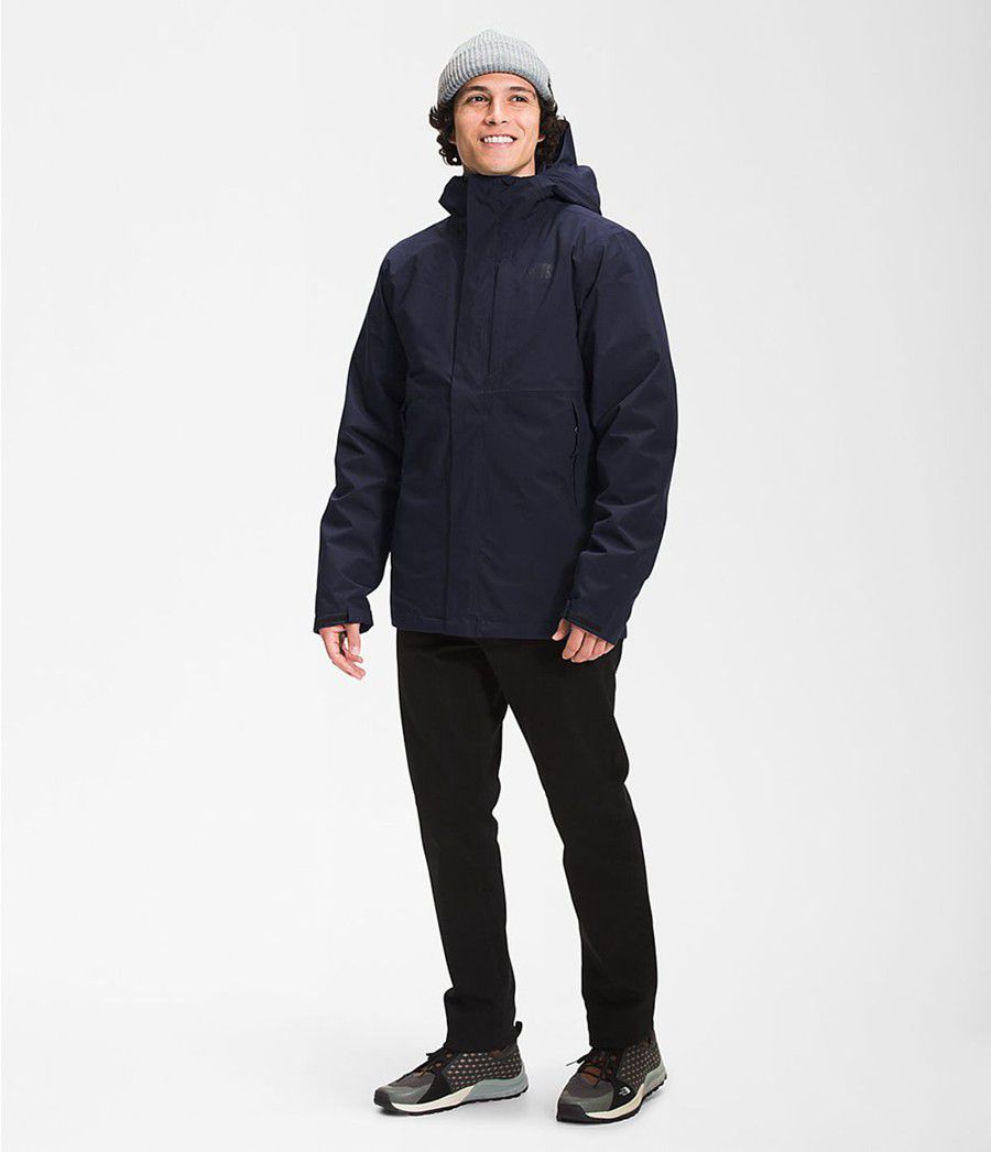 Pánské Rainwear The North Face Carto Triclimate® Tmavě Blankyt | WKCZHGS-86