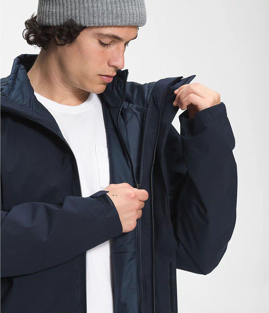 Pánské Rainwear The North Face Carto Triclimate® Tmavě Blankyt | WKCZHGS-86