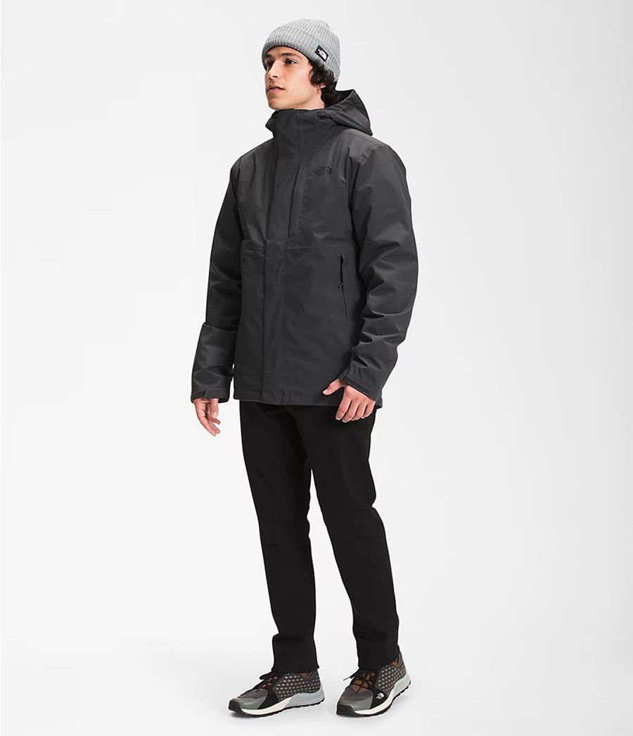 Pánské Rainwear The North Face Carto Triclimate® Šedé | DYWMZFL-96