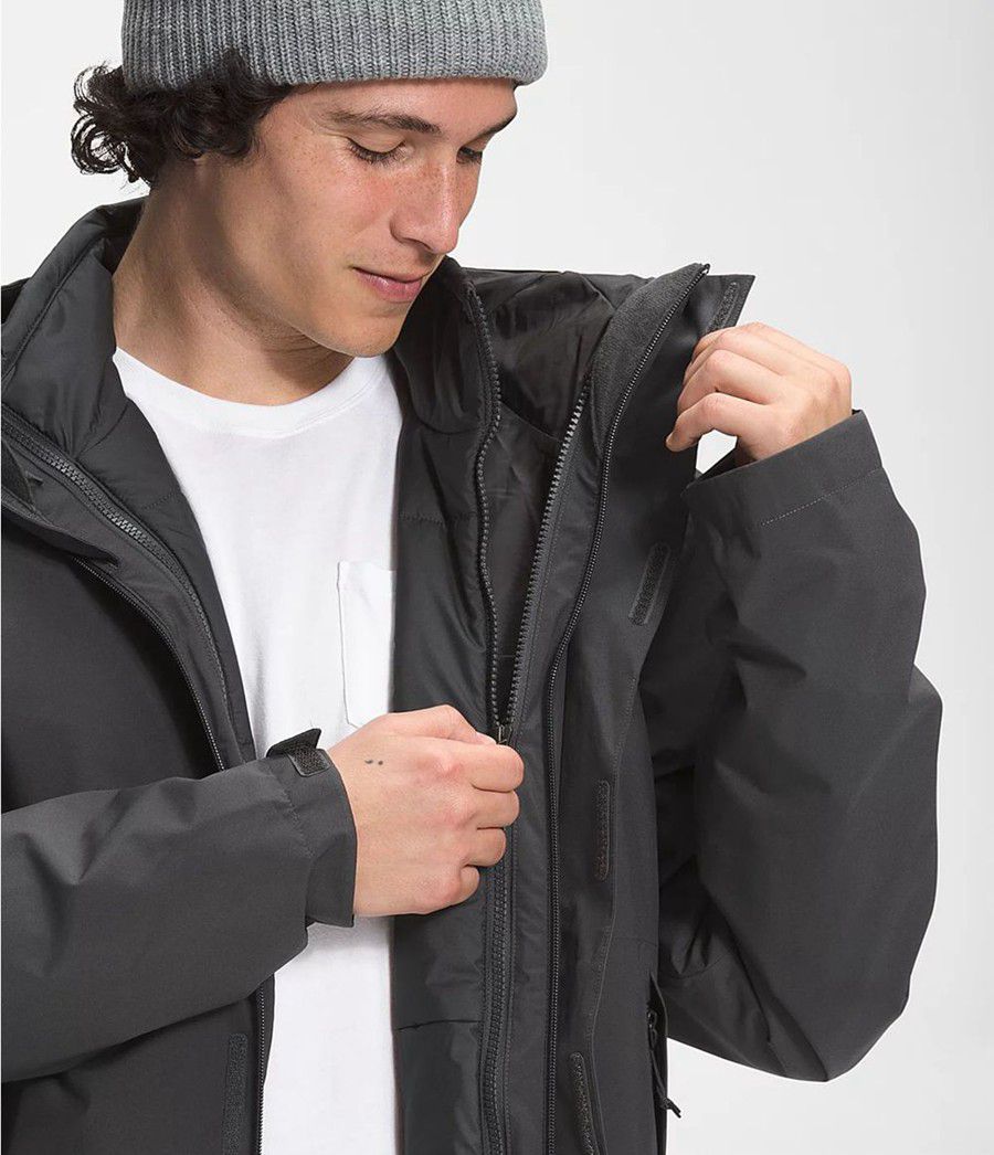 Pánské Rainwear The North Face Carto Triclimate® Šedé | DYWMZFL-96