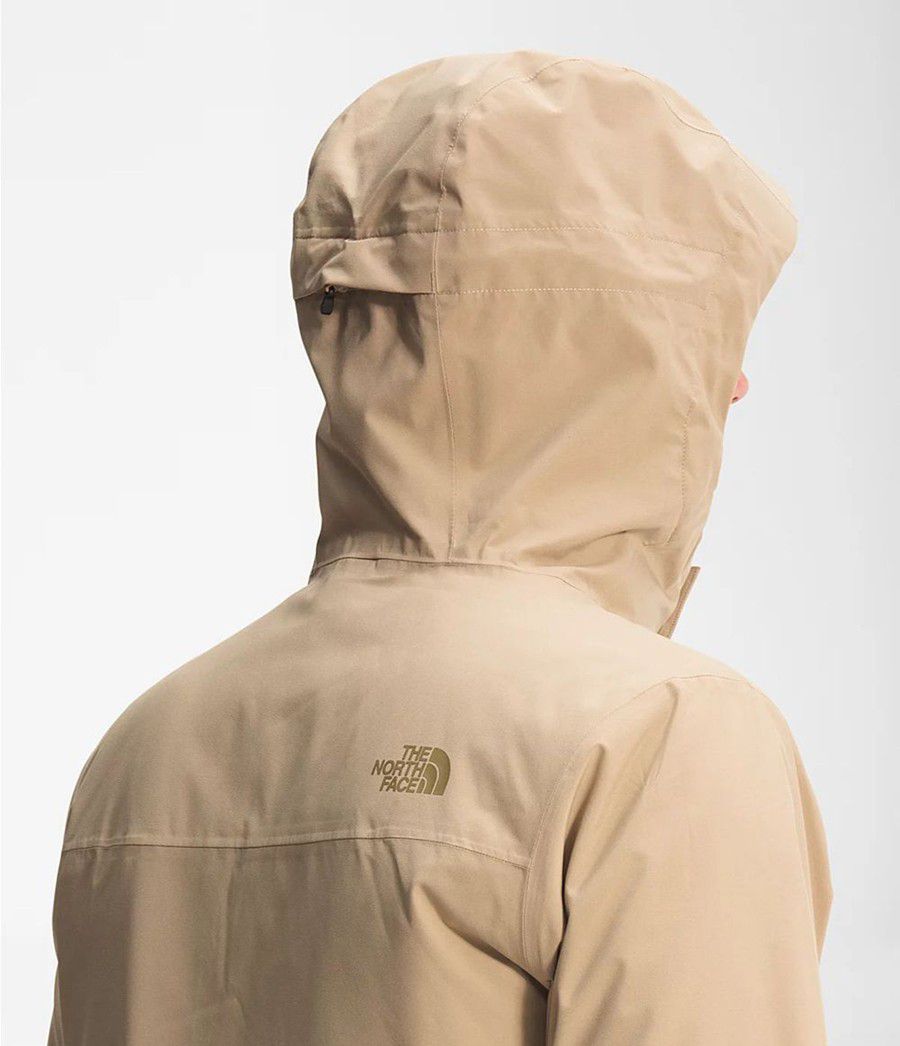 Pánské Rainwear The North Face Carto Triclimate® Hnědé | GXTYMFC-94