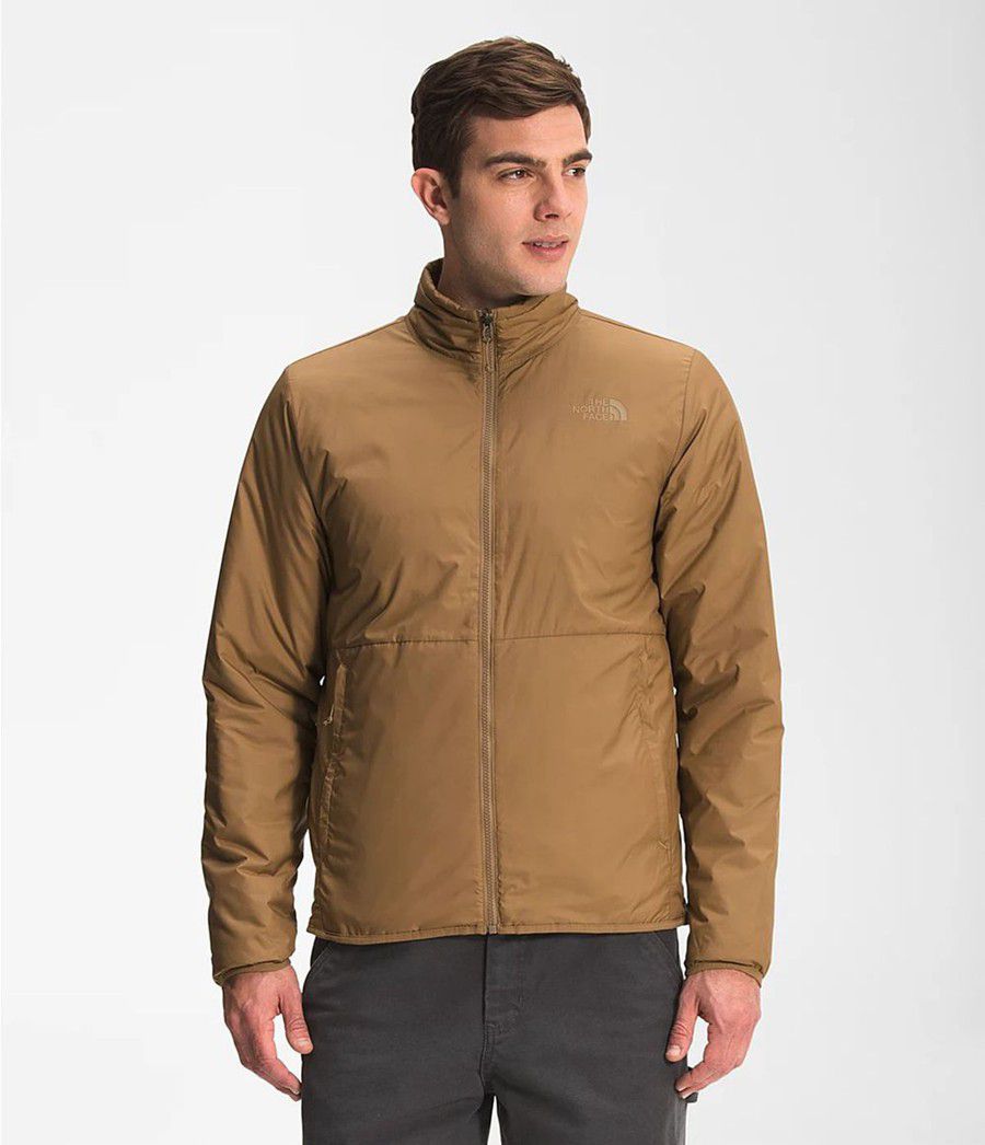 Pánské Rainwear The North Face Carto Triclimate® Hnědé | GXTYMFC-94