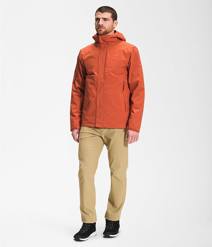 Pánské Rainwear The North Face Carto Triclimate® Oranžové | ATWIFXV-31