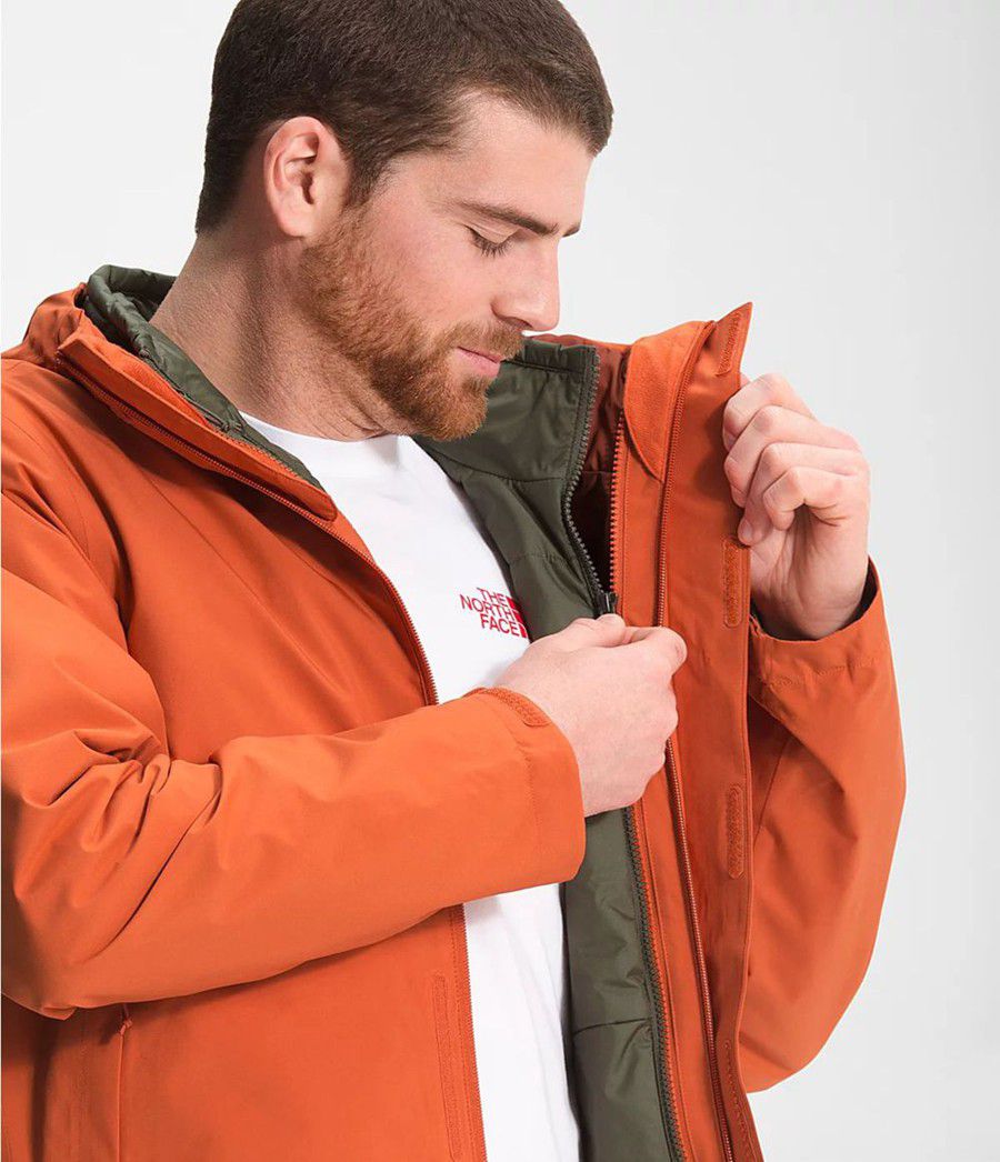 Pánské Rainwear The North Face Carto Triclimate® Oranžové | ATWIFXV-31