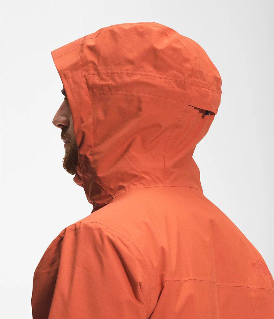 Pánské Rainwear The North Face Carto Triclimate® Oranžové | ATWIFXV-31